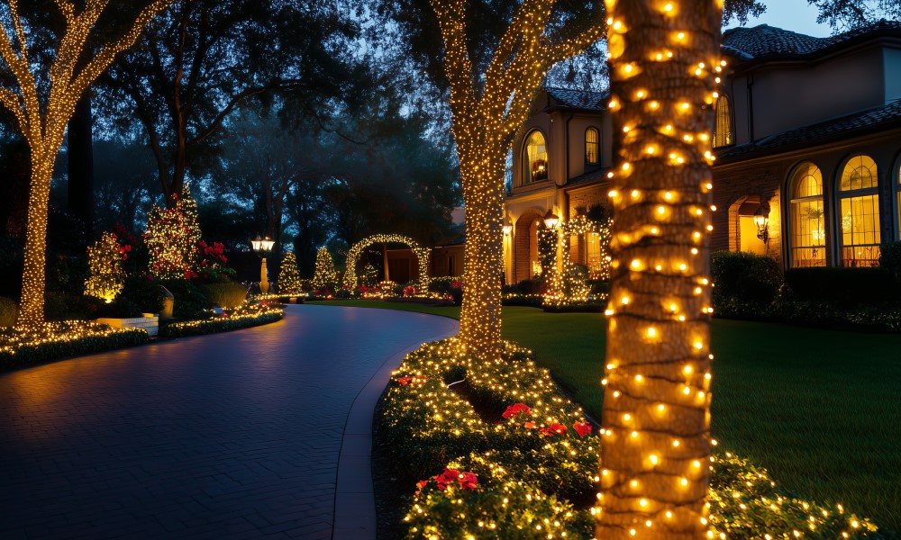 Christmas Light Installation